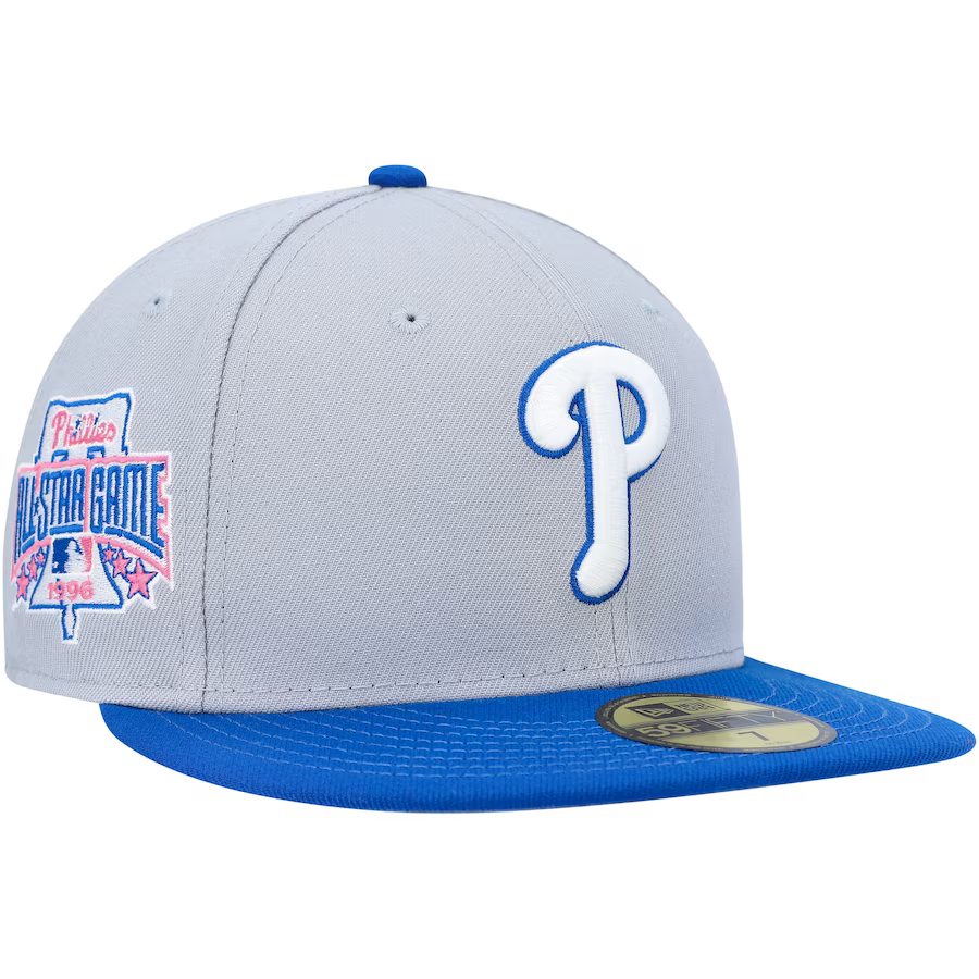 New Era Philadelphia Phillies Gray/Blue Dolphin 2023 59FIFTY Fitted Hat