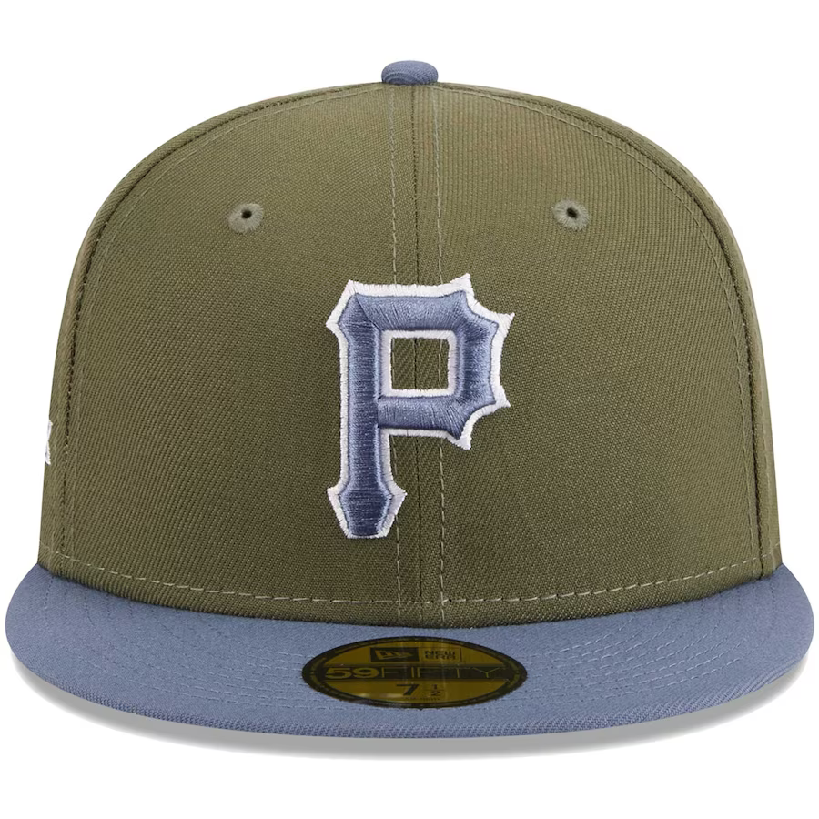 New Era Pittsburgh Pirates Olive/Blue 2023 59FIFTY Fitted Hat