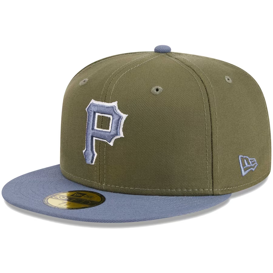 New Era Pittsburgh Pirates Olive/Blue 2023 59FIFTY Fitted Hat