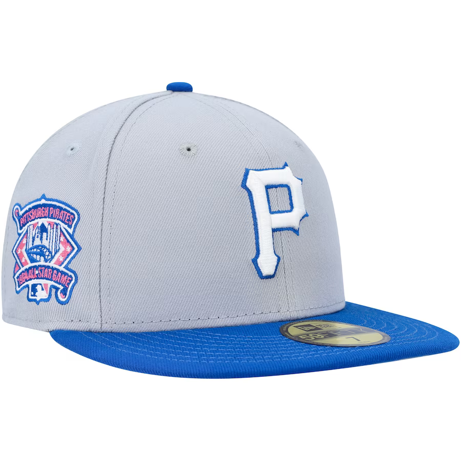 New Era Pittsburgh Pirates Gray/Blue Dolphin 2023 59FIFTY Fitted Hat