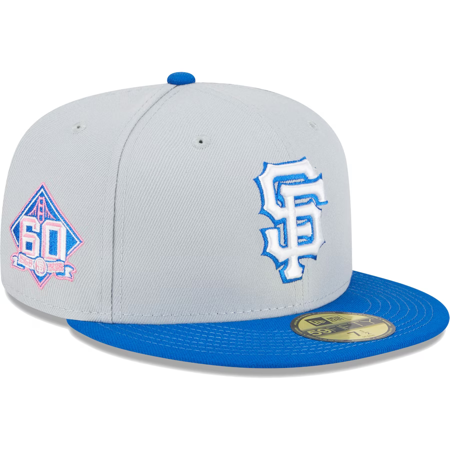 New Era San Francisco Giants Gray/Blue Dolphin 2023 59FIFTY Fitted Hat