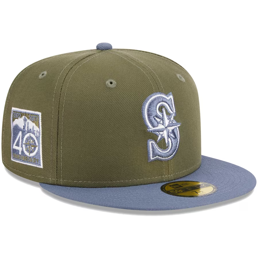 New Era Seattle Mariners Olive/Blue 2023 59FIFTY Fitted Hat