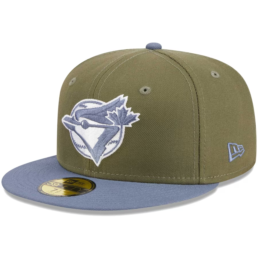New Era Toronto Blue Jays Olive/Blue 2023 59FIFTY Fitted Hat