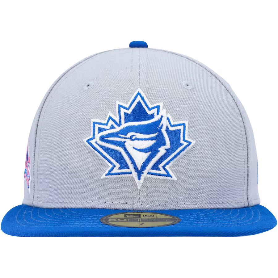 New Era Toronto Blue Jays Gray/Blue Dolphin 2023 59FIFTY Fitted Hat