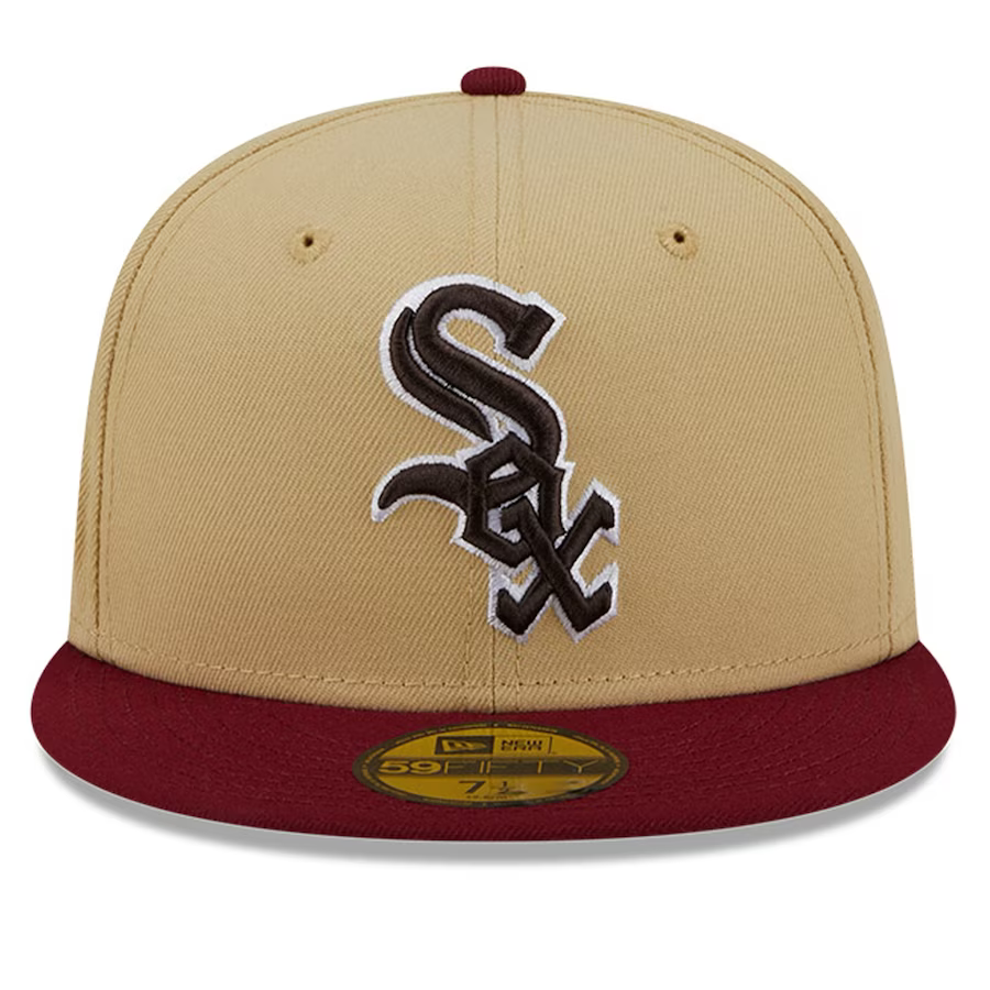 New Era Chicago White Sox Vegas Gold/Cardinal 2023 59FIFTY Fitted Hat