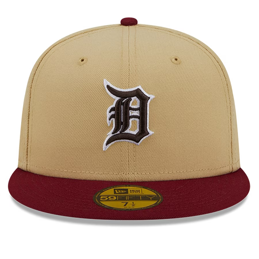 New Era Detroit Tigers Vegas Gold/Cardinal 2023 59FIFTY Fitted Hat