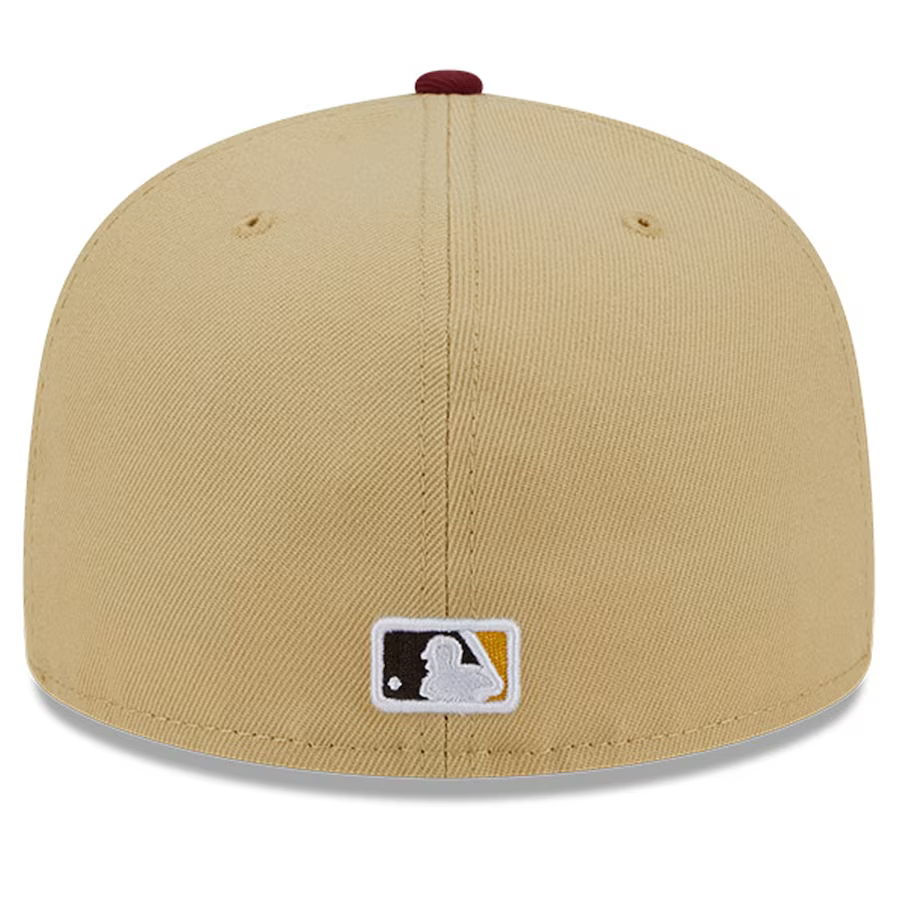 New Era New York Mets Vegas Gold/Cardinal 2023 59FIFTY Fitted Hat