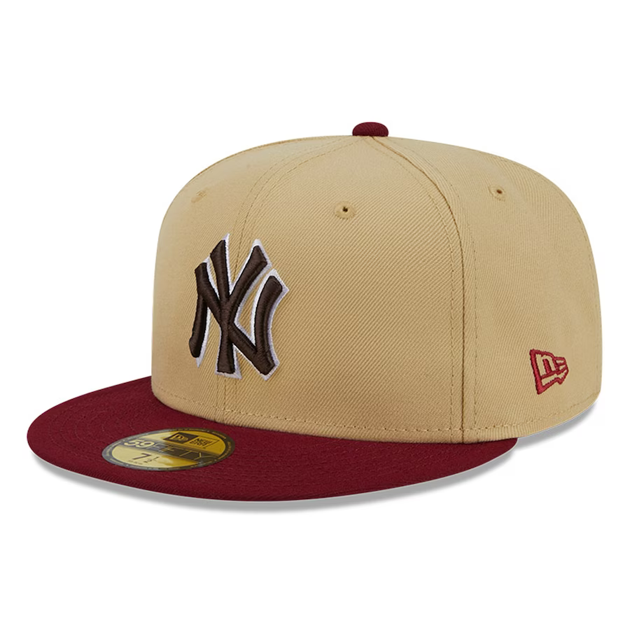 New Era New York Yankees Vegas Gold/Cardinal 2023 59FIFTY Fitted Hat