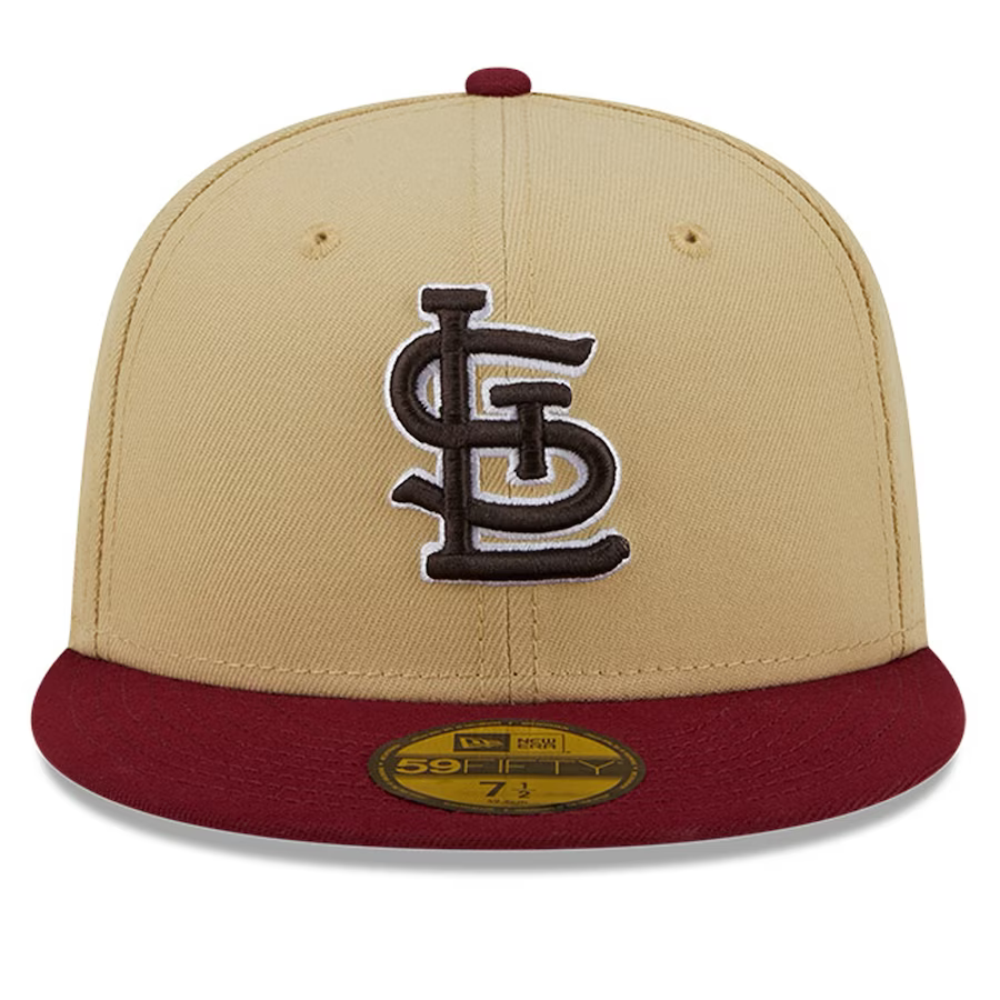 New Era St. Louis Cardinals Vegas Gold/Cardinal 2023 59FIFTY Fitted Hat