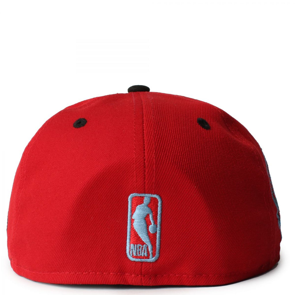 New Era Los Angeles Lakers Red/Black Light Blue UV 59FIFTY Fitted Hat
