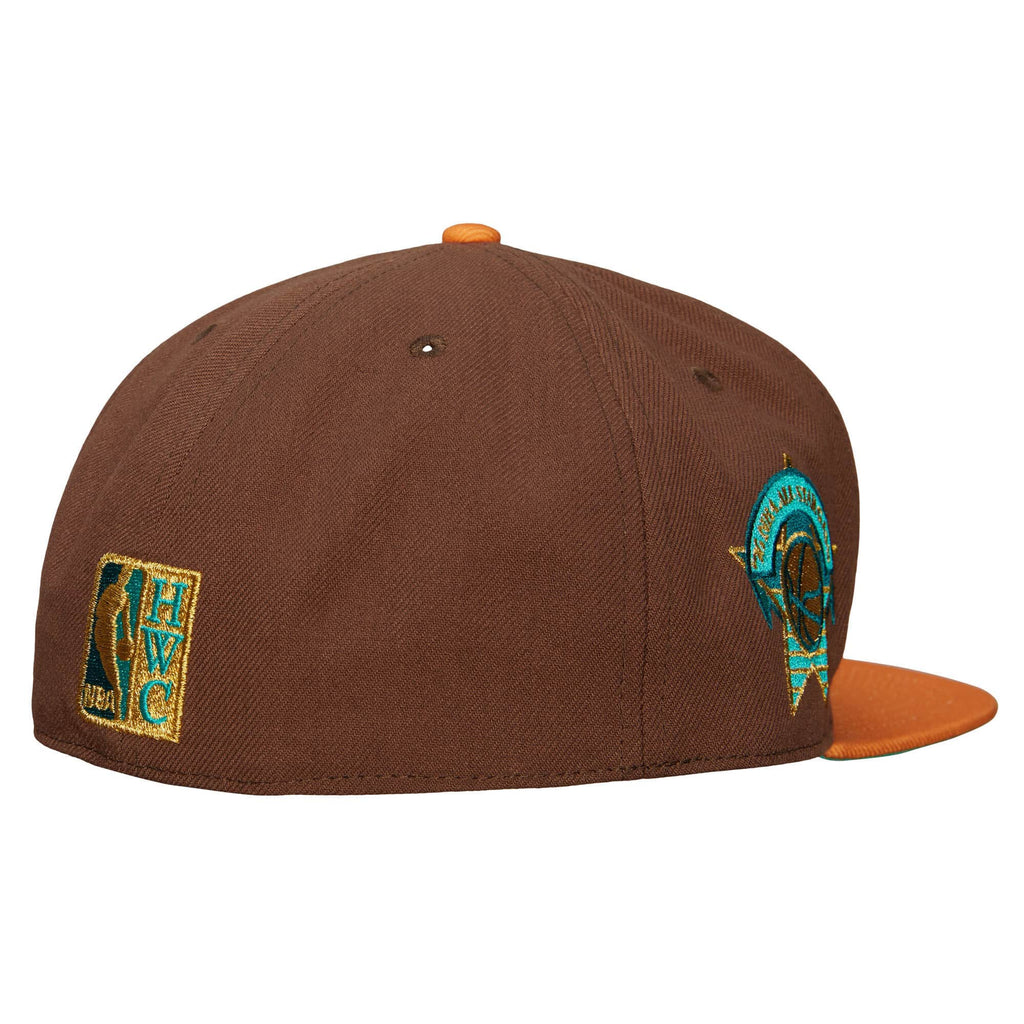 Mitchell & Ness Philadelphia 76ers Copper Top Hardwood Classic  Fitted Hat