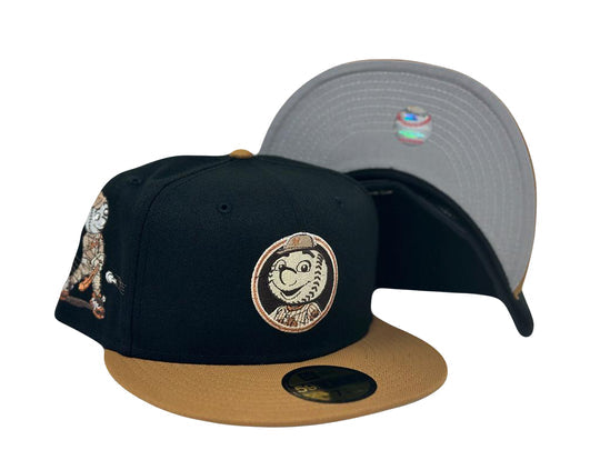 New Era New York Mets Mr. Met Black/Wheat 59FIFTY Fitted Hat
