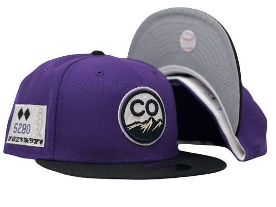 New Era Colorado Rockies City Connect Purple/Black 59FIFTY Fitted Hat