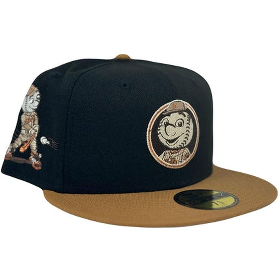 New Era New York Mets Mr. Met Black/Wheat 59FIFTY Fitted Hat