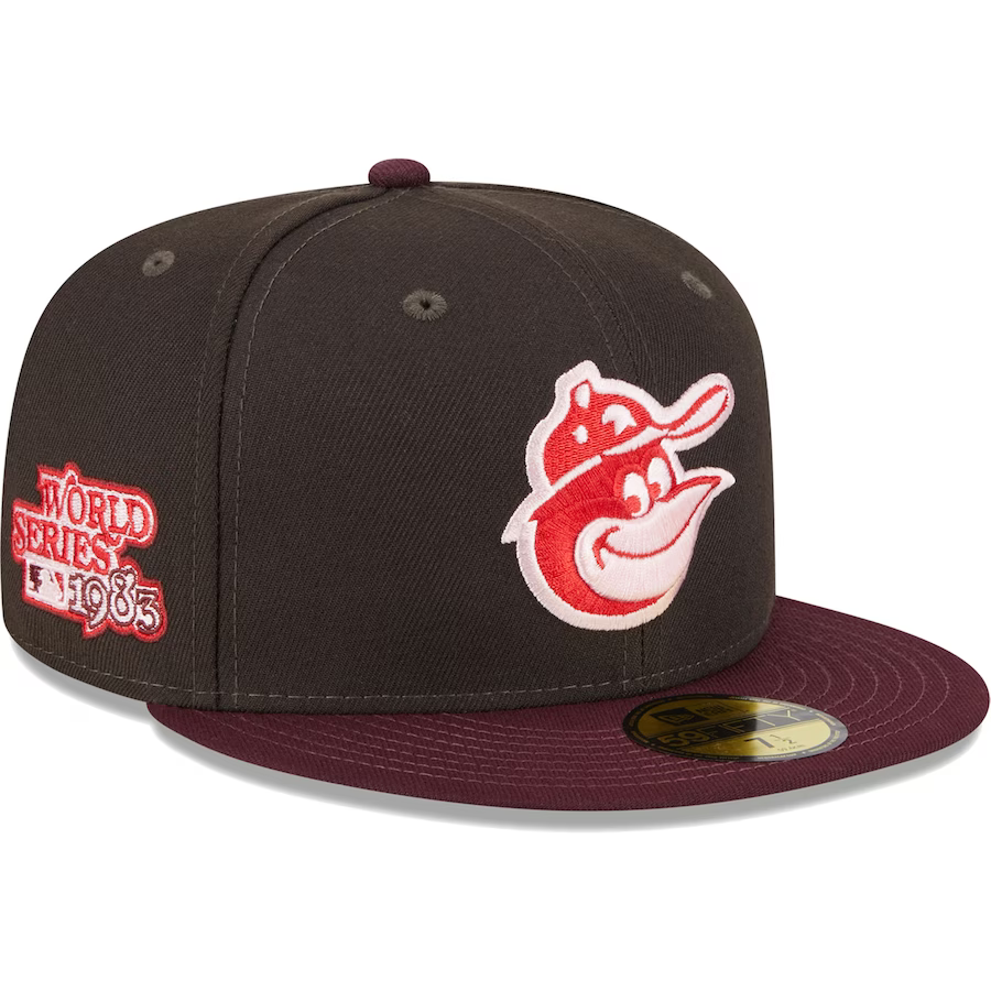 New Era Baltimore Orioles Chocolate Strawberry 2023 59FIFTY Fitted Hat