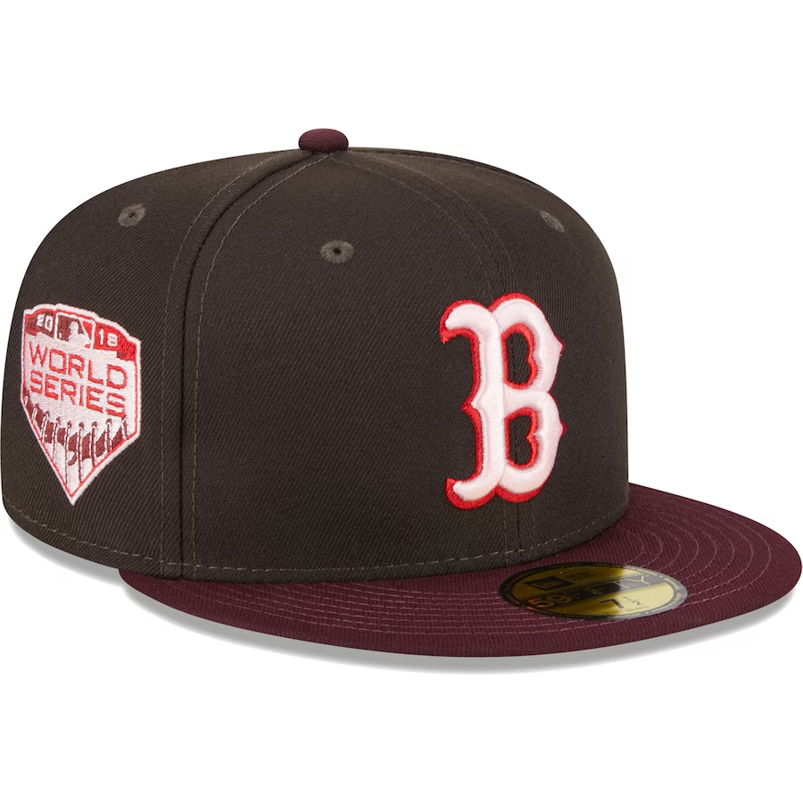 New Era Boston Red Sox Chocolate Strawberry 2023 59FIFTY Fitted Hat