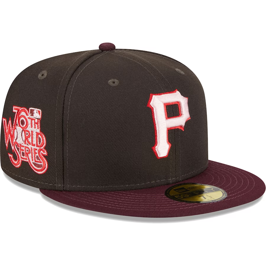 New Era Pittsburgh Pirates Chocolate Strawberry 2023 59FIFTY Fitted Hat