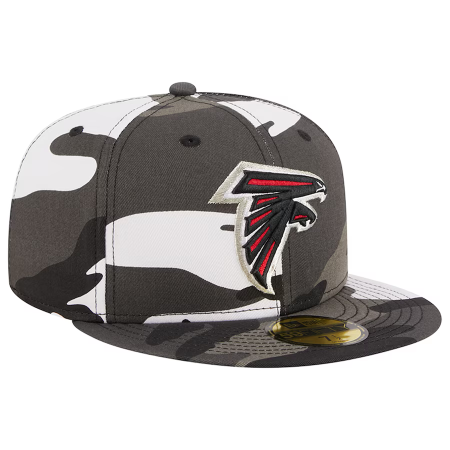 New Era Atlanta Falcons Urban Grey Camo 2023 59FIFTY Fitted Hat