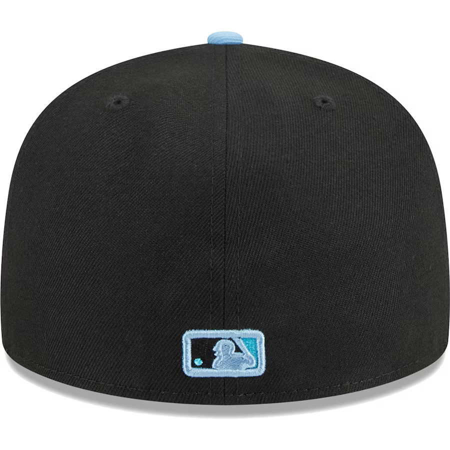 New Era Baltimore Orioles Black/Baby Blue Pastel Undervisor 2023 59FIFTY Fitted Hat