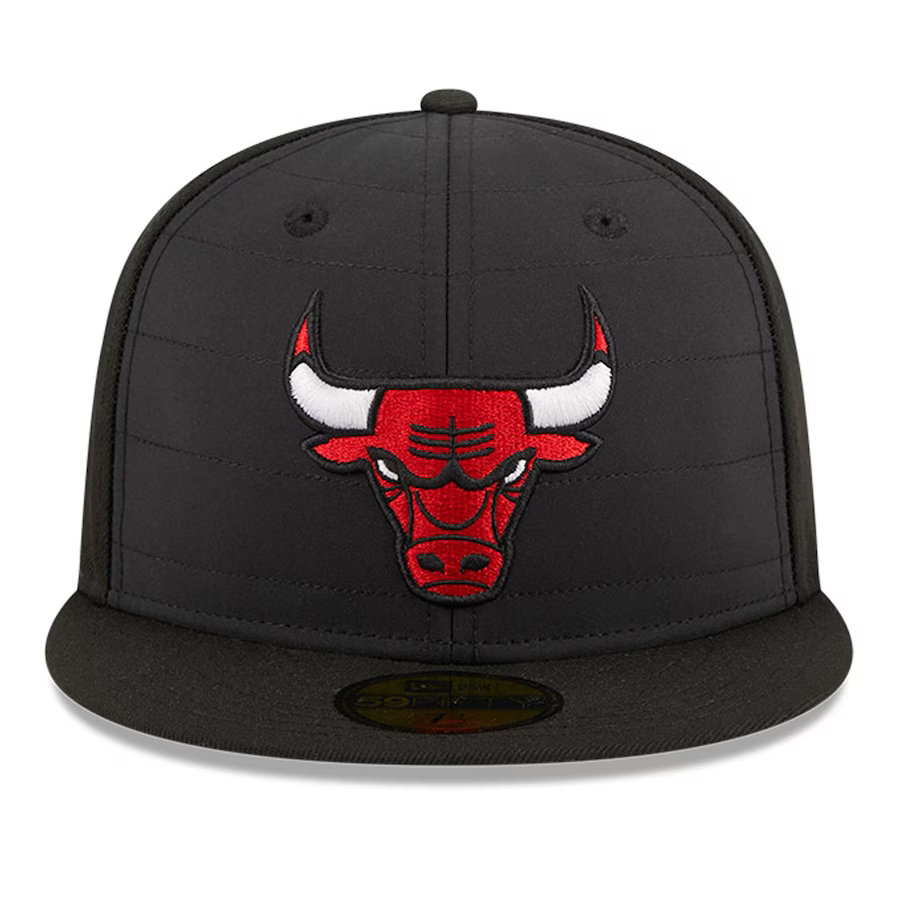 New Era Chicago Bulls Black Quilt 2023 59FIFTY Fitted Hat