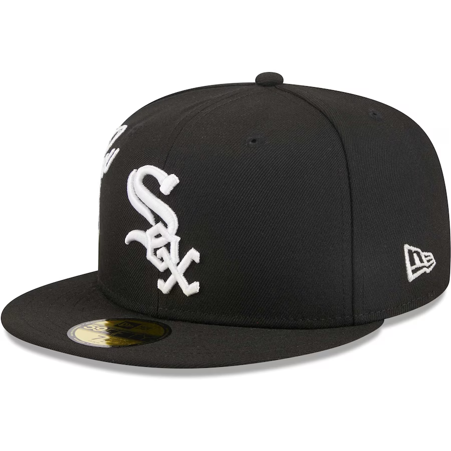 New Era Chicago White Sox Black Neon Emblem 2023 59FIFTY Fitted Hat