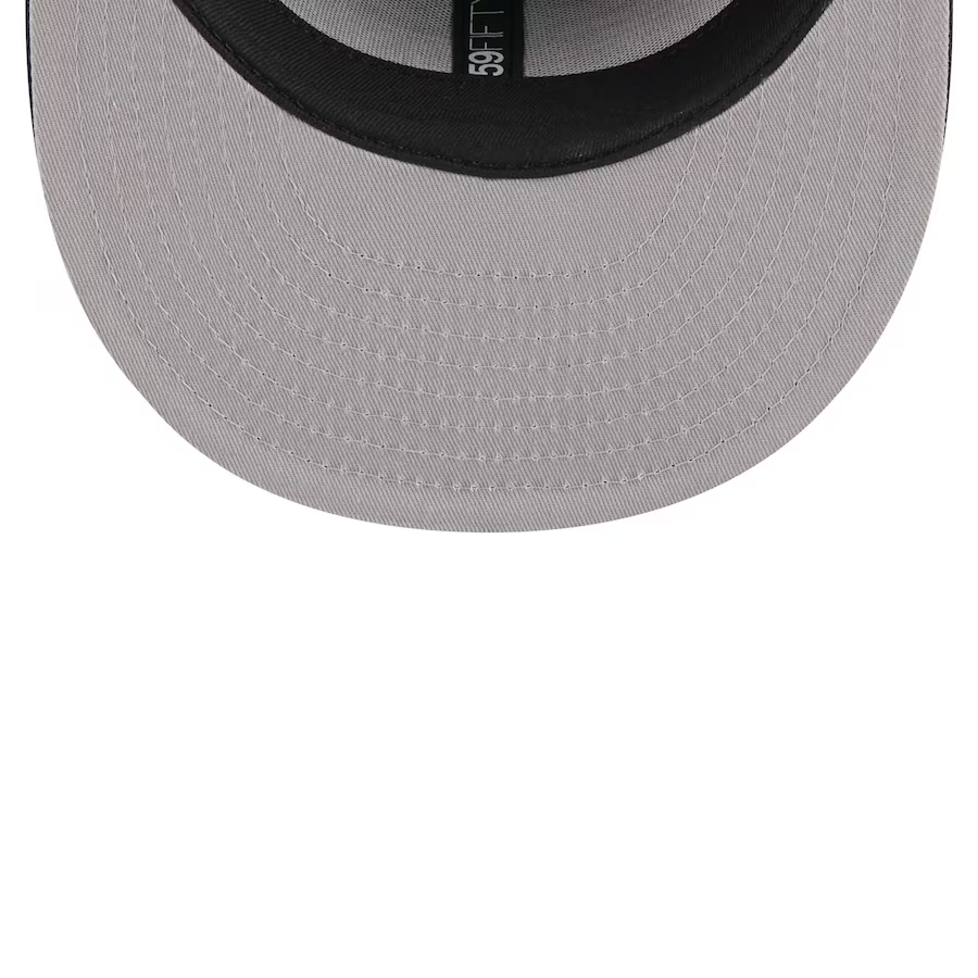 Chicago White Sox Visor Hit 59FIFTY Fitted Black Hat