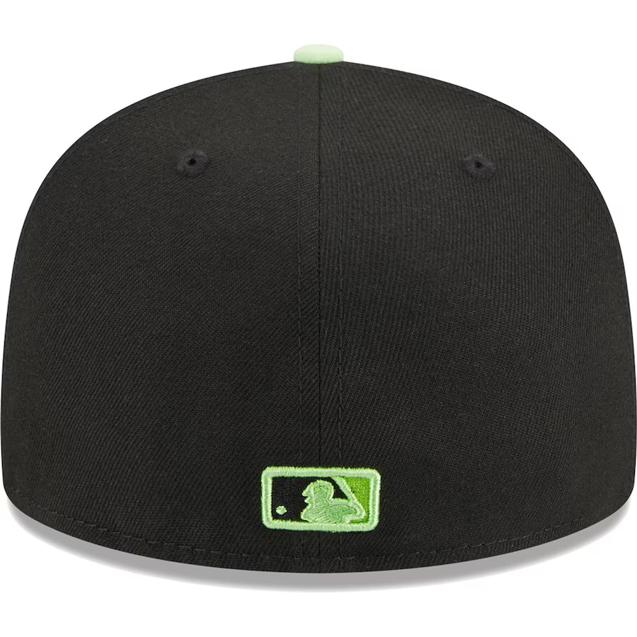 New Era Chicago White Sox Black/Lime Pastel Undervisor 2023 59FIFTY Fitted Hat