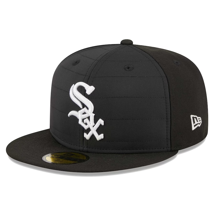 New Era Chicago White Sox Black Quilt 2023 59FIFTY Fitted Hat