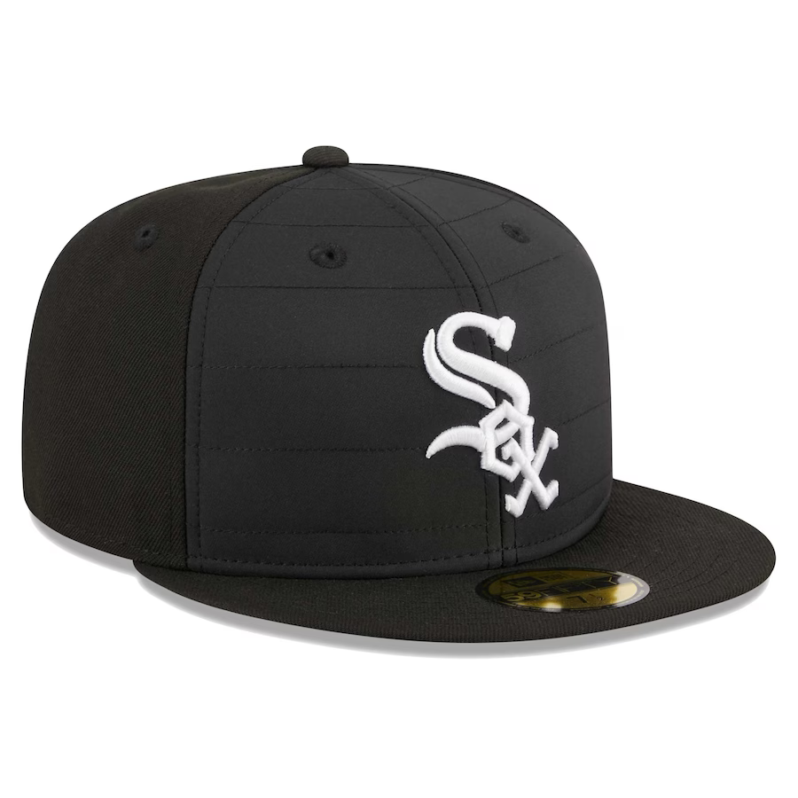 New Era Chicago White Sox Black Quilt 2023 59FIFTY Fitted Hat