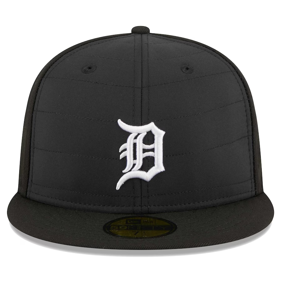 New Era Detroit Tigers Black Quilt 2023 59FIFTY Fitted Hat