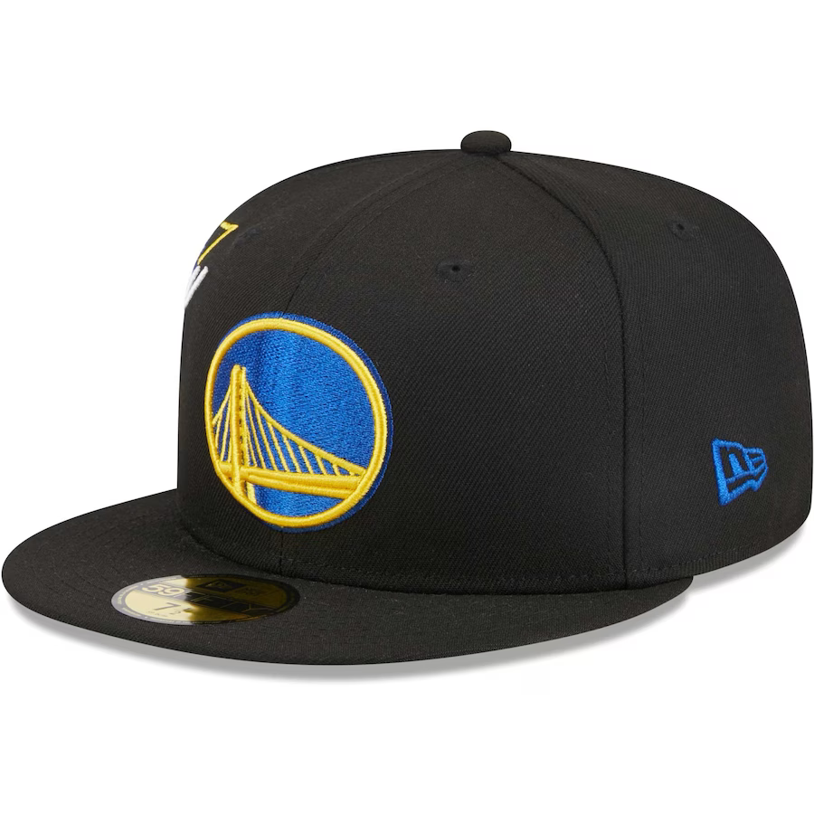 New Era Golden State Warriors Black Neon Emblem 2023 59FIFTY Fitted Hat