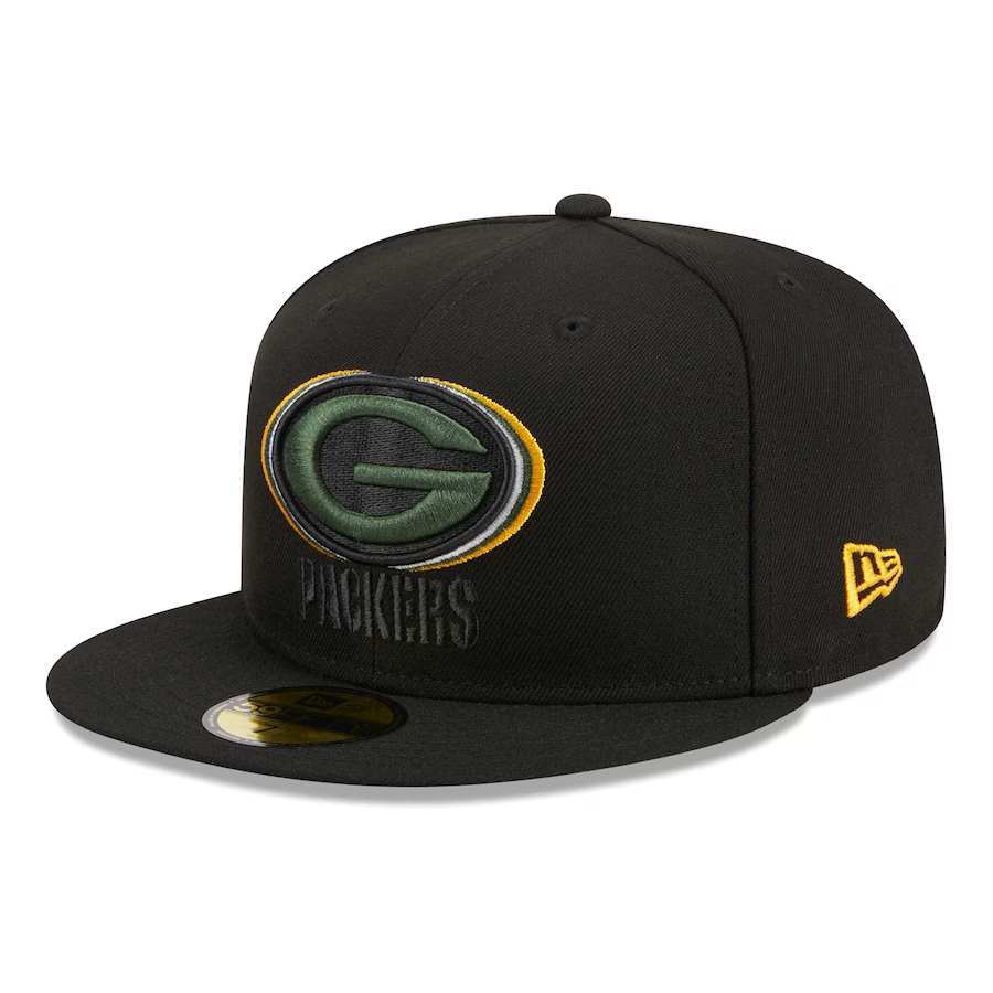 New Era Green Bay Packers Triple Outline 2023 59FIFTY Fitted Hat