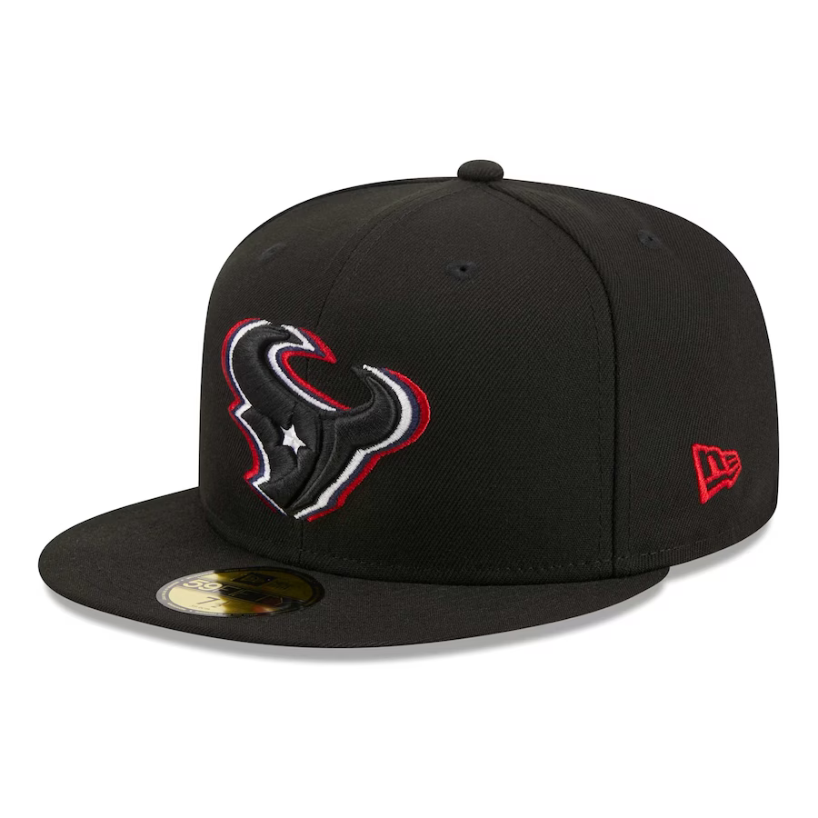 Texans Rivals Hats New Era Houston Texans Triple Outline 2023 59FIFTY Fitted Hat