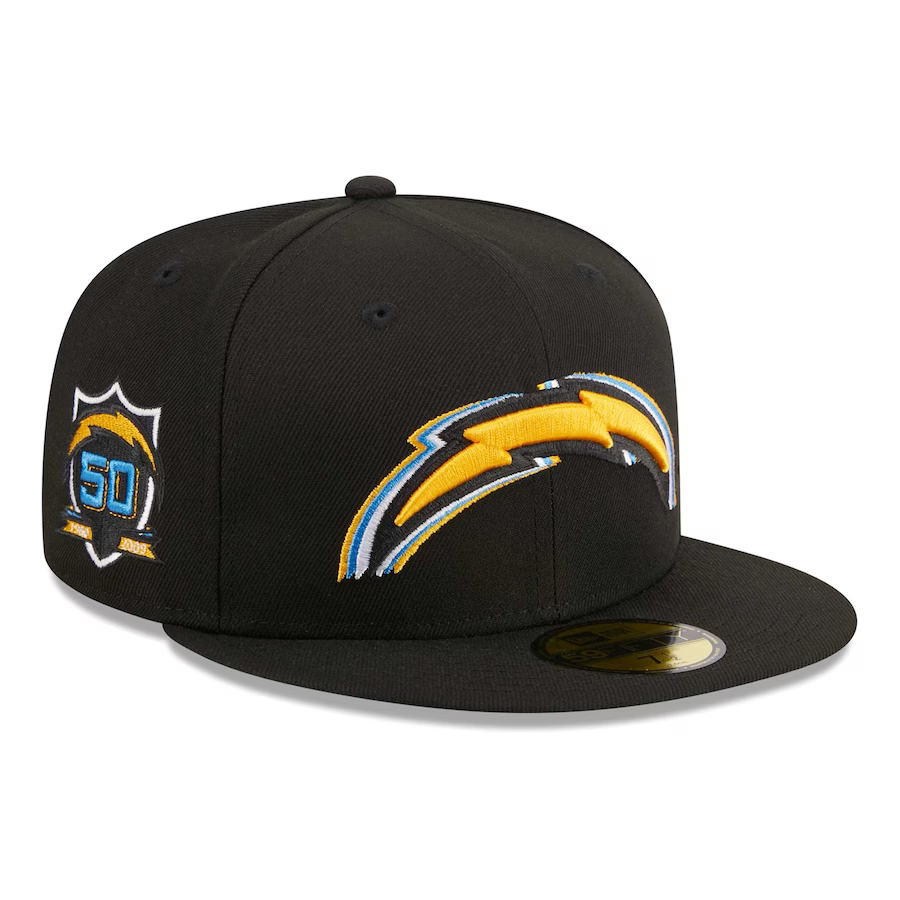 Los Angeles Chargers Fitted Hats New Era LA Chargers Fitted Caps