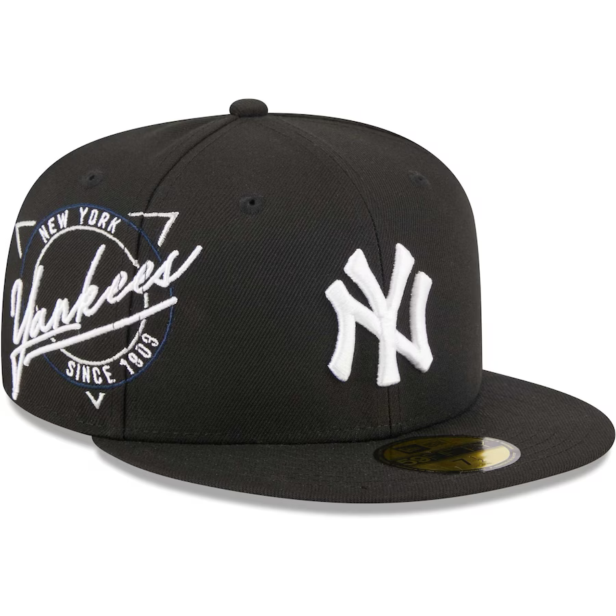 New Era New York Yankees Black Neon Emblem 2023 59FIFTY Fitted Hat