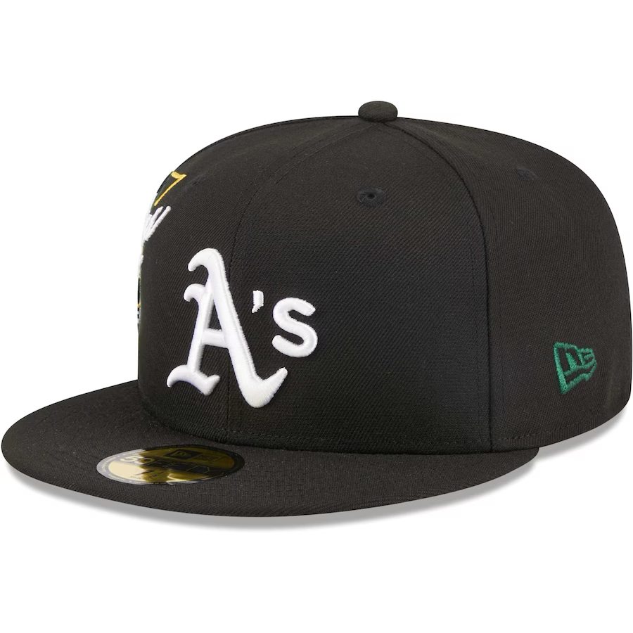 MLB Oakland Athletics A's 59FIFTY 5950 Men's New Era Fitted Hat Cap