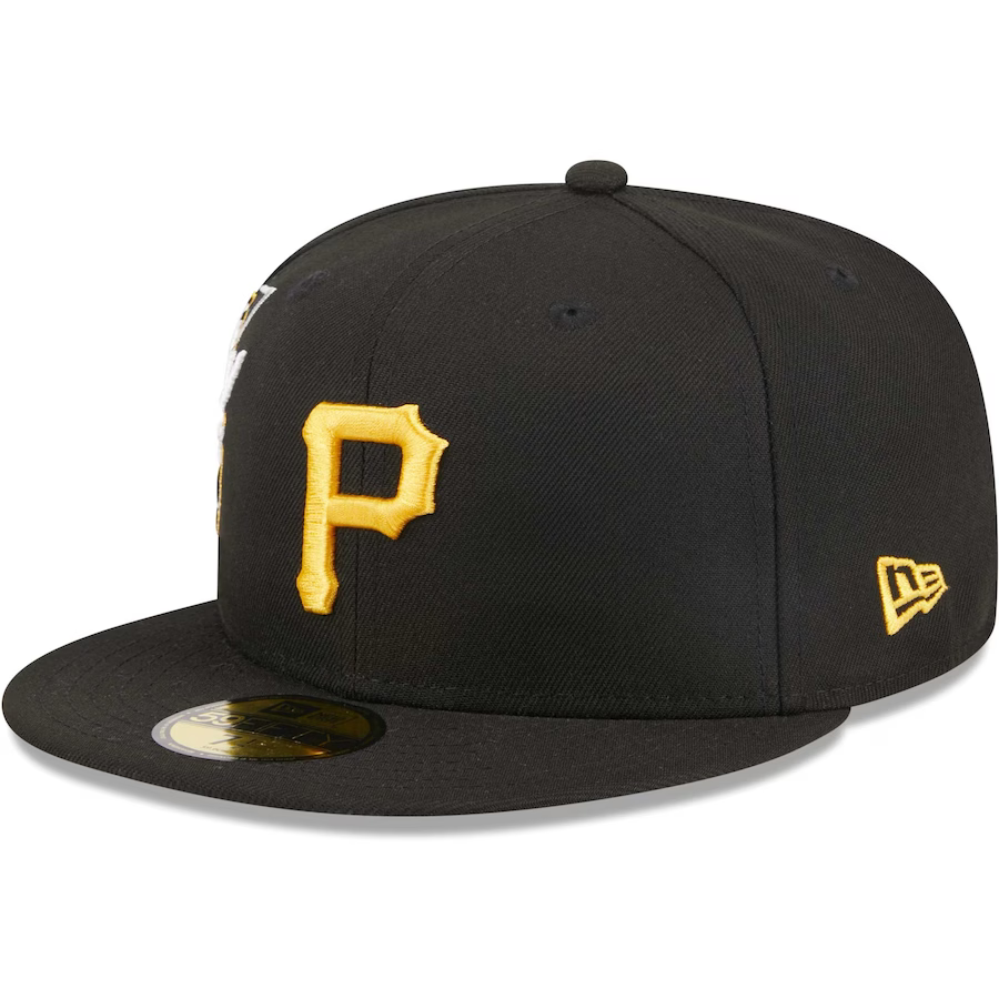 New Era Pittsburgh Pirates Black Neon Emblem 2023 59FIFTY Fitted Hat