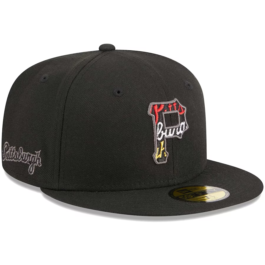 New Era Pittsburgh Pirates Script Fill 2023 59FIFTY Fitted Hat