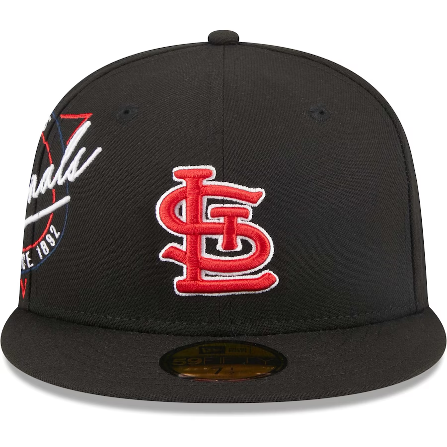 New Era St. Louis Cardinals Black Neon Emblem 2023 59FIFTY Fitted Hat