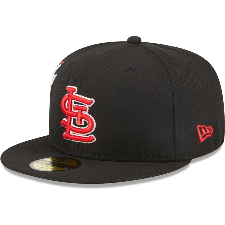 New Era St. Louis Cardinals Black Neon Emblem 2023 59FIFTY Fitted Hat