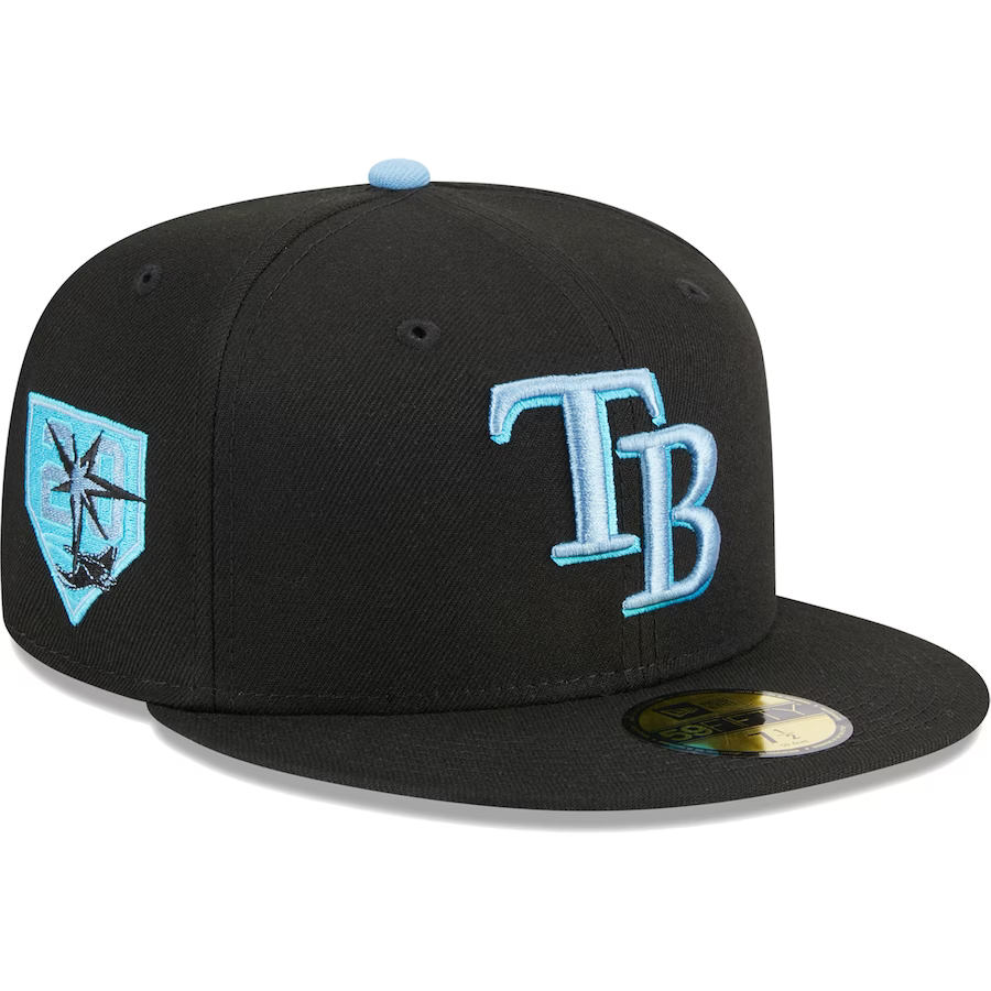 Sky Rays Cap Tampa Bay Rays Fitted Hats | New Era Tampa Bay Rays Baseball Caps