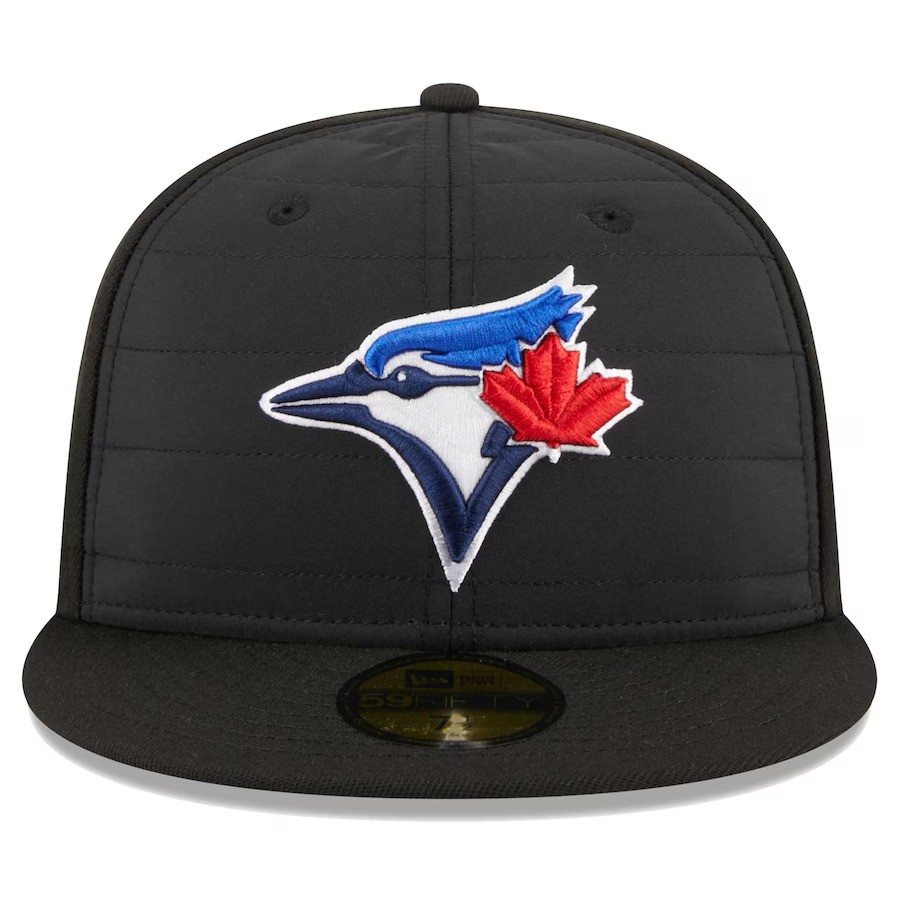 New Era Toronto Blue Jays Black Quilt 2023 59FIFTY Fitted Hat