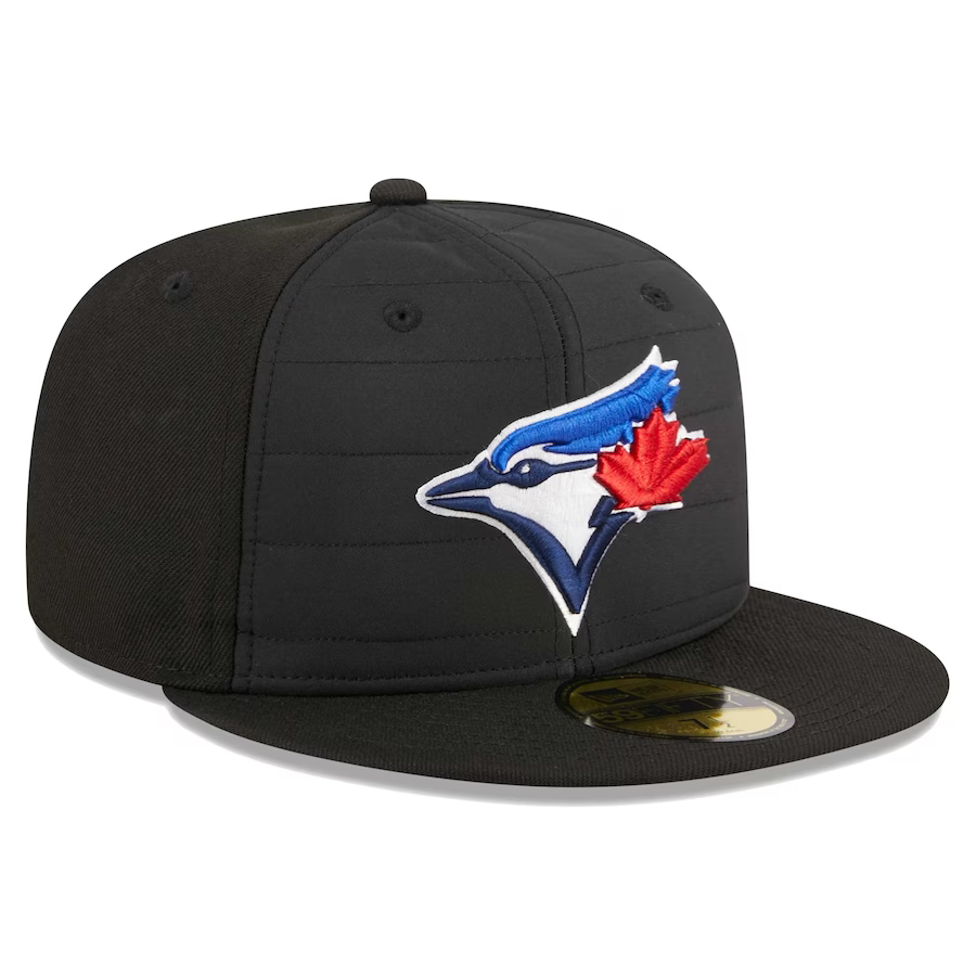 New Era Toronto Blue Jays Black Quilt 2023 59FIFTY Fitted Hat