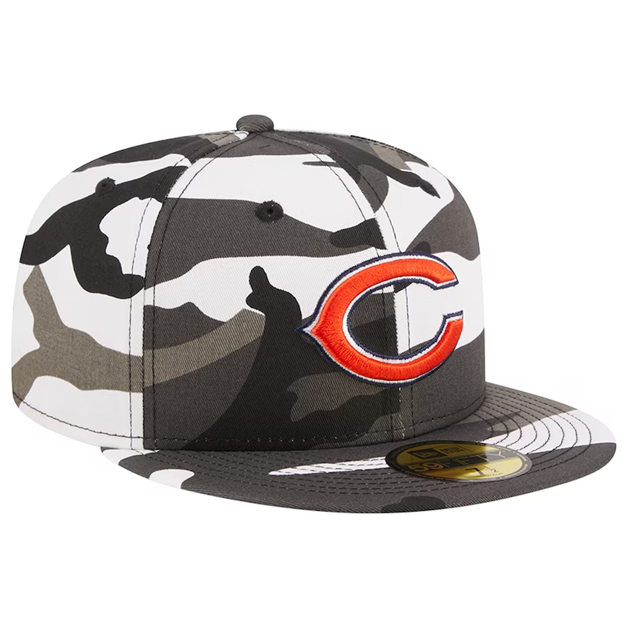 New Era Chicago Bears Urban Grey Camo 2023 59FIFTY Fitted Hat