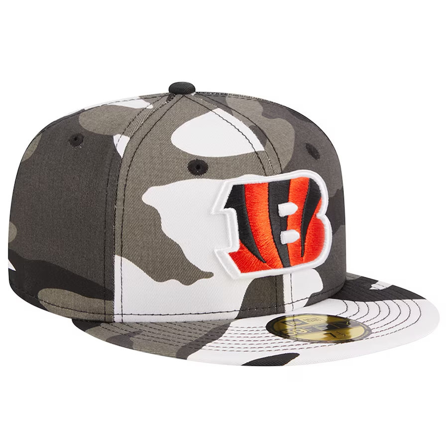 New Era Cincinnati Bengals Urban Grey Camo 2023 59FIFTY Fitted Hat