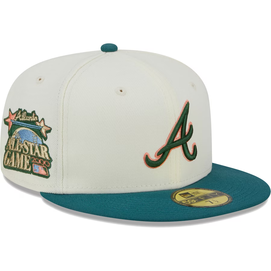 New Era Atlanta Braves Black/Peach 30th Season In Atlanta 59FIFTY Fitt New Era Atlanta Braves Black/Peach 30th Season In Atlanta 59FIFTY Fitt