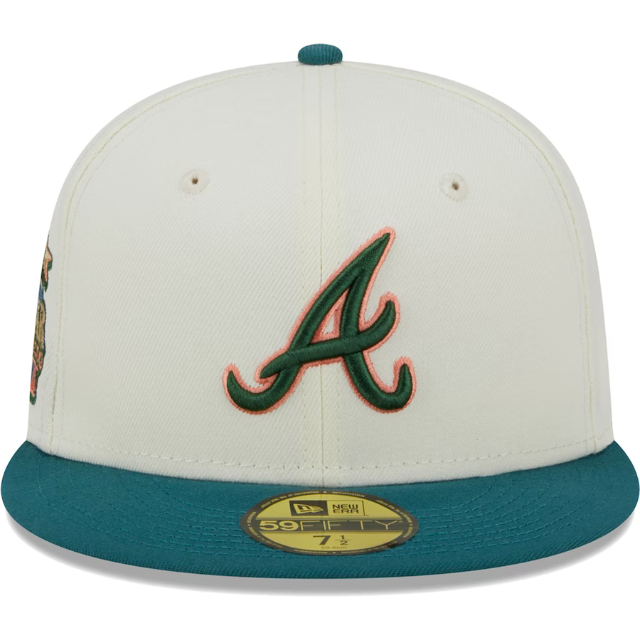 New Era Atlanta Braves Chrome Evergreen 2023 59FIFTY Fitted Hat