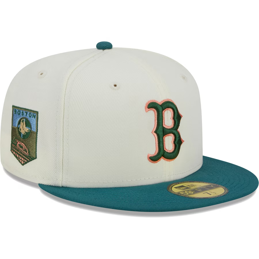 New Era Boston Red Sox Chrome Evergreen 2023 59FIFTY Fitted Hat