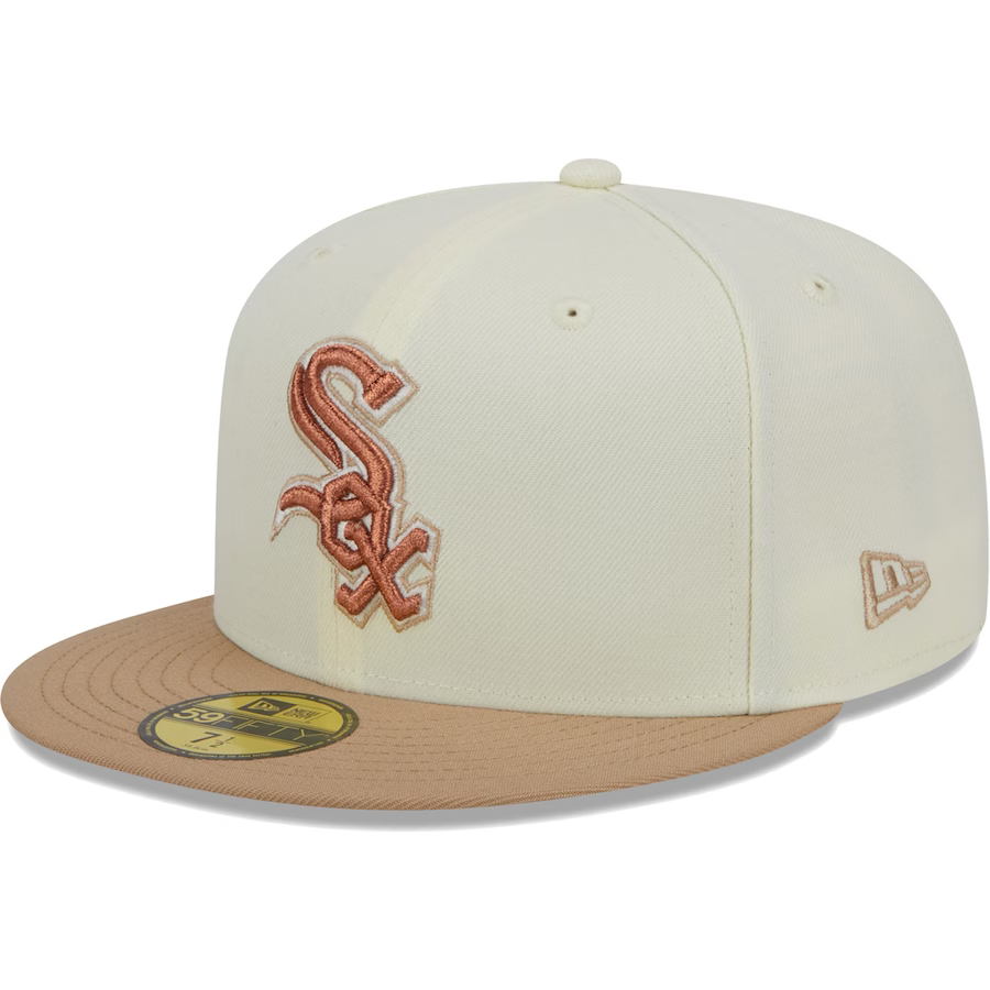 New Era Chicago White Sox Chrome/Camel Rust Undervisor 59FIFTY Fitted Hat