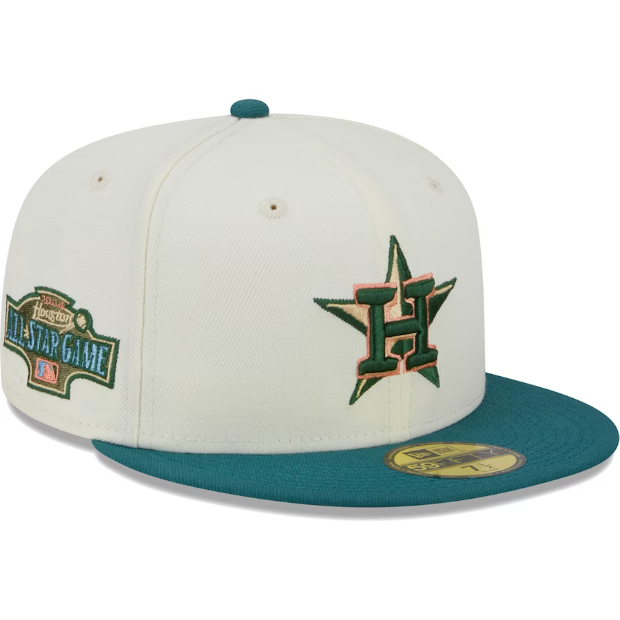 New Era Houston Astros Chrome Evergreen 2023 59FIFTY Fitted Hat